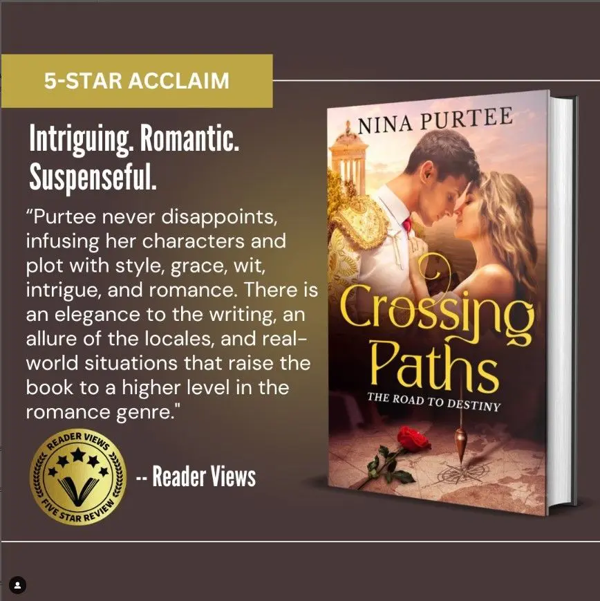 A book about crossing paths by nina purree