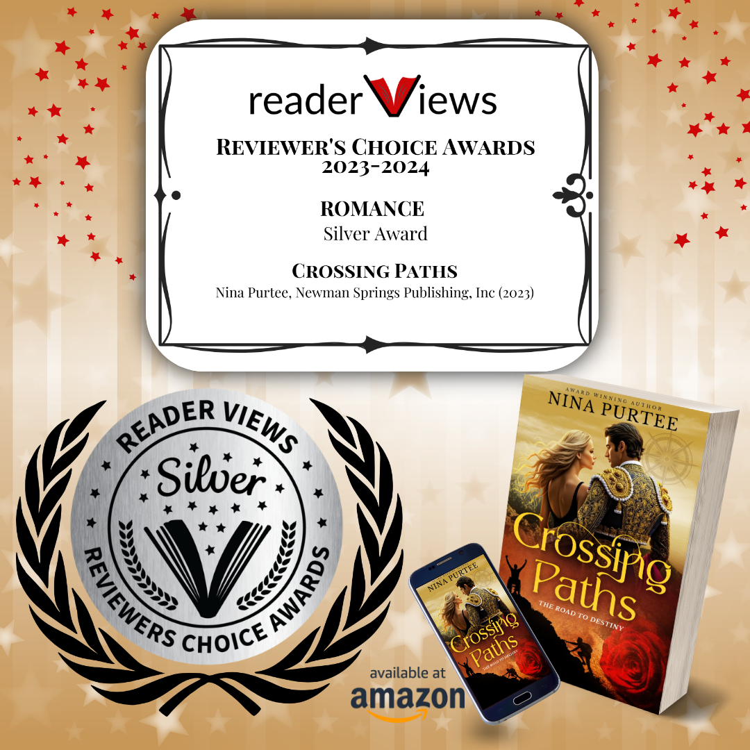 Crossing Paths winner of Reader Views Silver Award