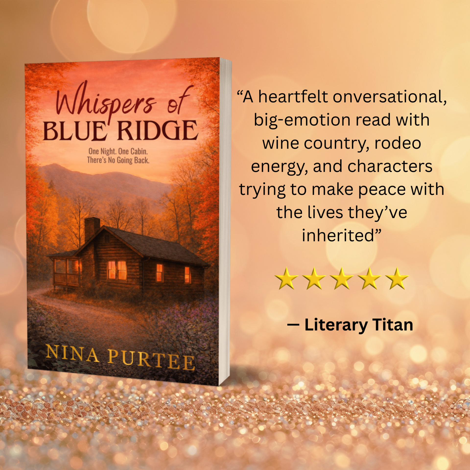“A heartfelt onversational, big-emotion read with wine country, rodeo energy, and characters trying to make peace with the lives they’ve inherited” (3)