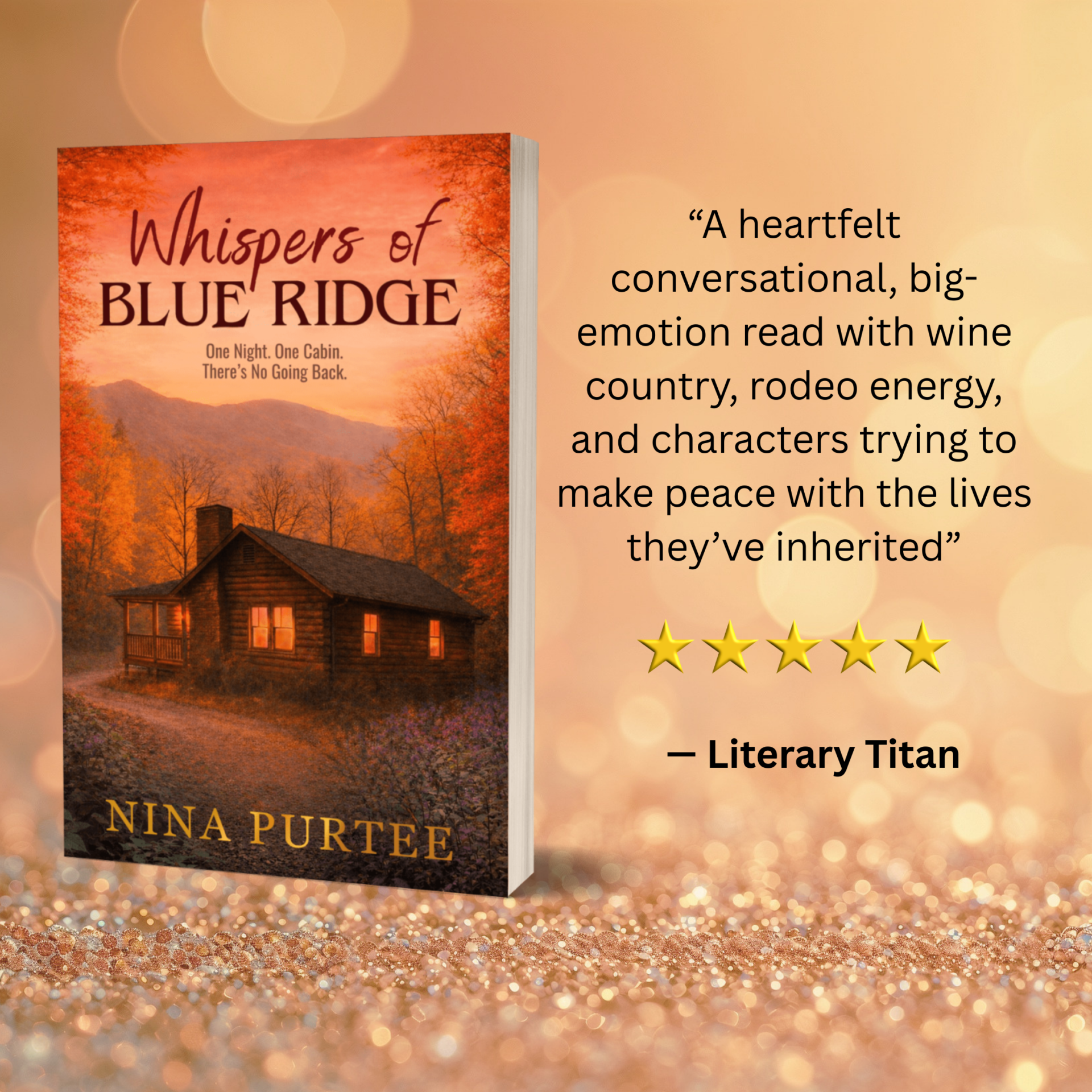 “A heartfelt onversational, big-emotion read with wine country, rodeo energy, and characters trying to make peace with the lives they’ve inherited”